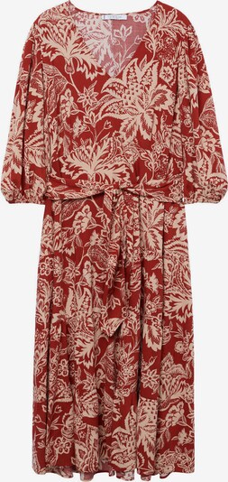 VIOLETA by Mango Robe 'Colombia' en beige clair / rouge, Vue avec produit
