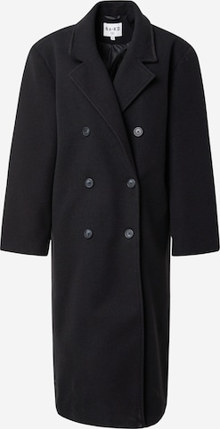Palton de primăvară-toamnă de la NA-KD pe negru: față