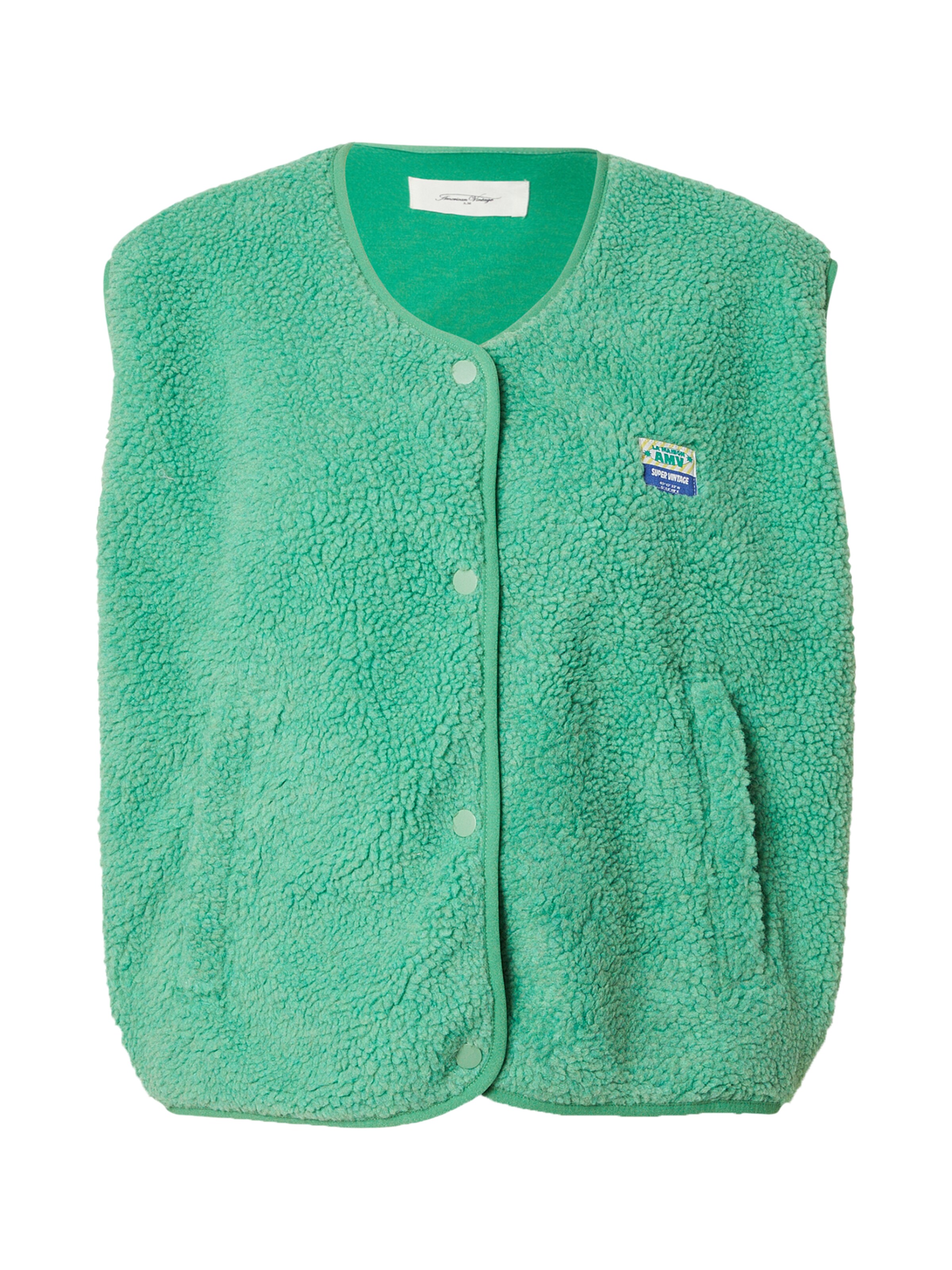 AMERICAN VINTAGE Γιλέκο 'HOKTOWN' σε πράσινο: μπροστά