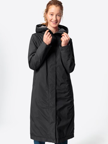 VAUDE Outdoor Coat 'Coreway' in Black: front