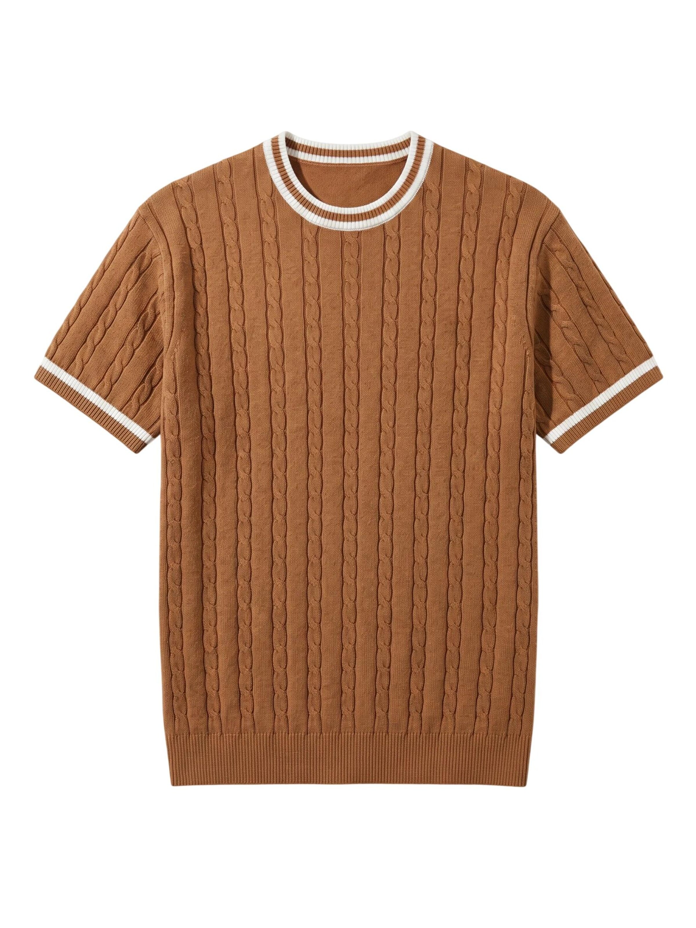 Pull-over Kleidermafia en beige : devant