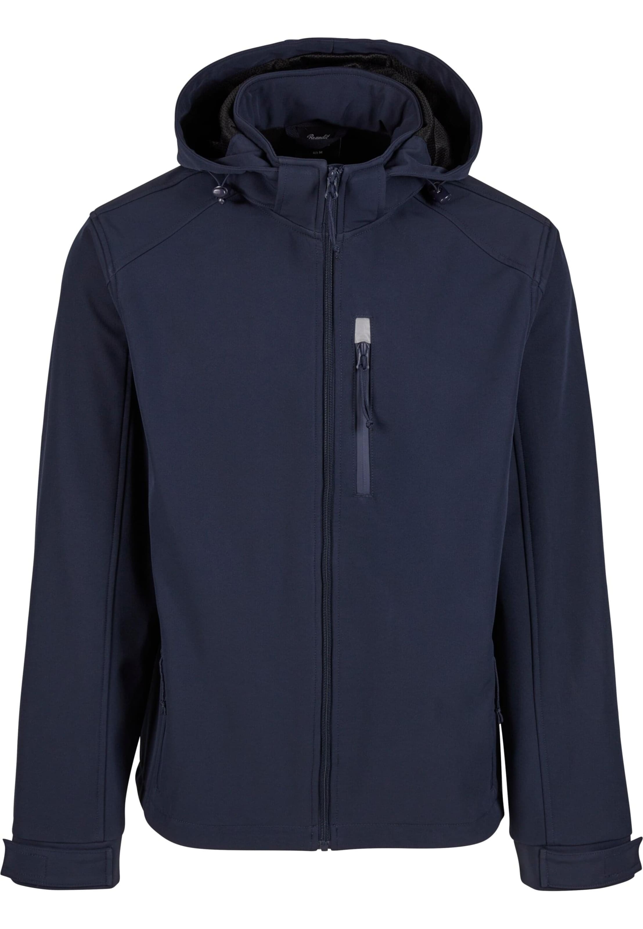 Brandit Between-season jacket in Blue: front