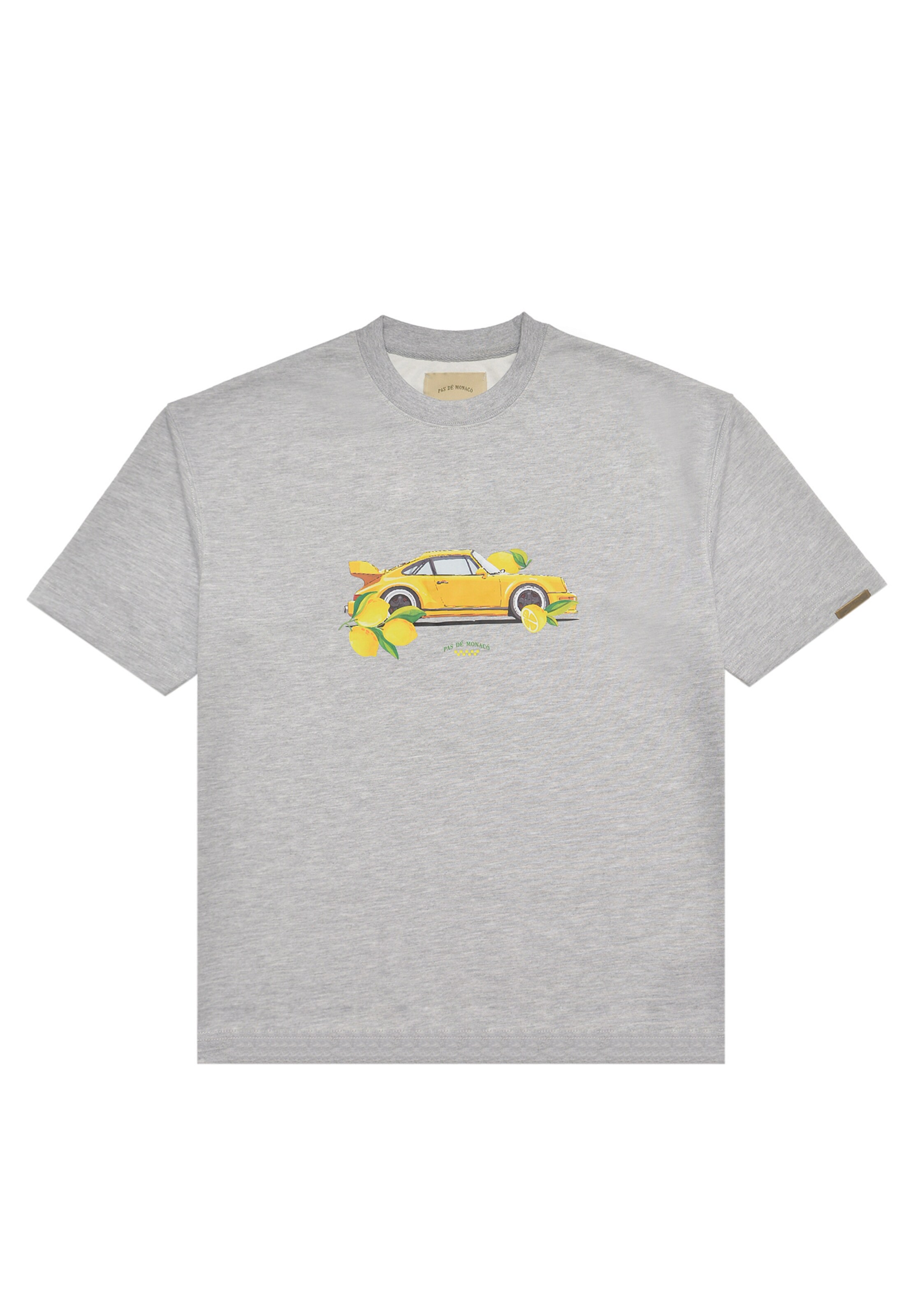 Pas De Monaco T-Shirt 'Lemond' in Grau: Vorderseite