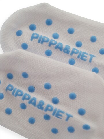 Pippa & Piet Socks 'Double Trouble' in Blue