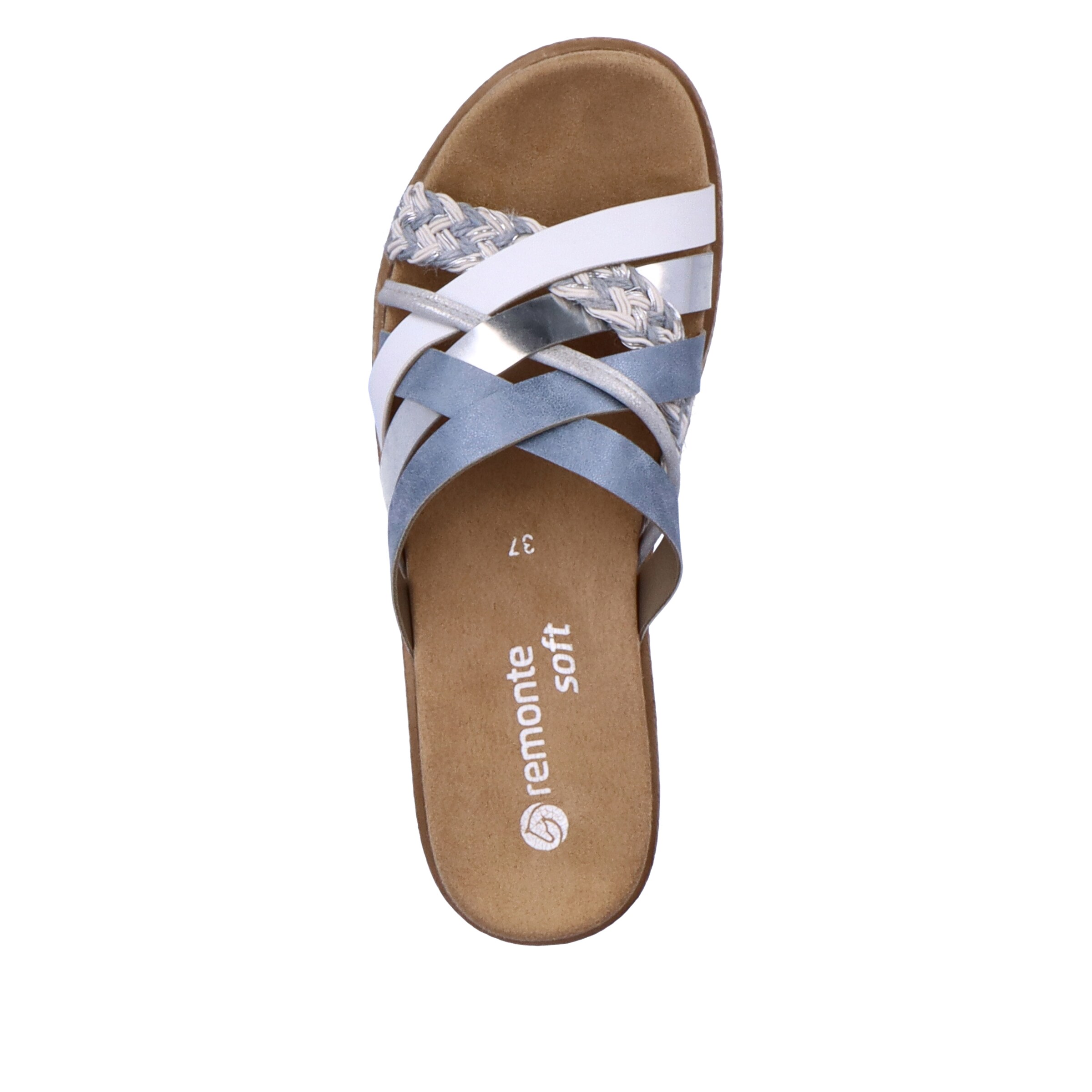 REMONTE Pantolette in Grau