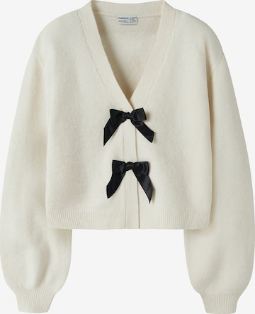 NAME IT Knit Cardigan 'NKFRINA' in White: front
