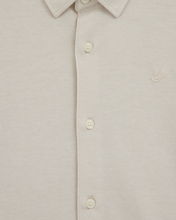 WE Fashion Rovný strih Košeľa - Béžová