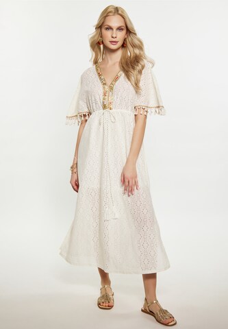 IZIA Beach Dress in White