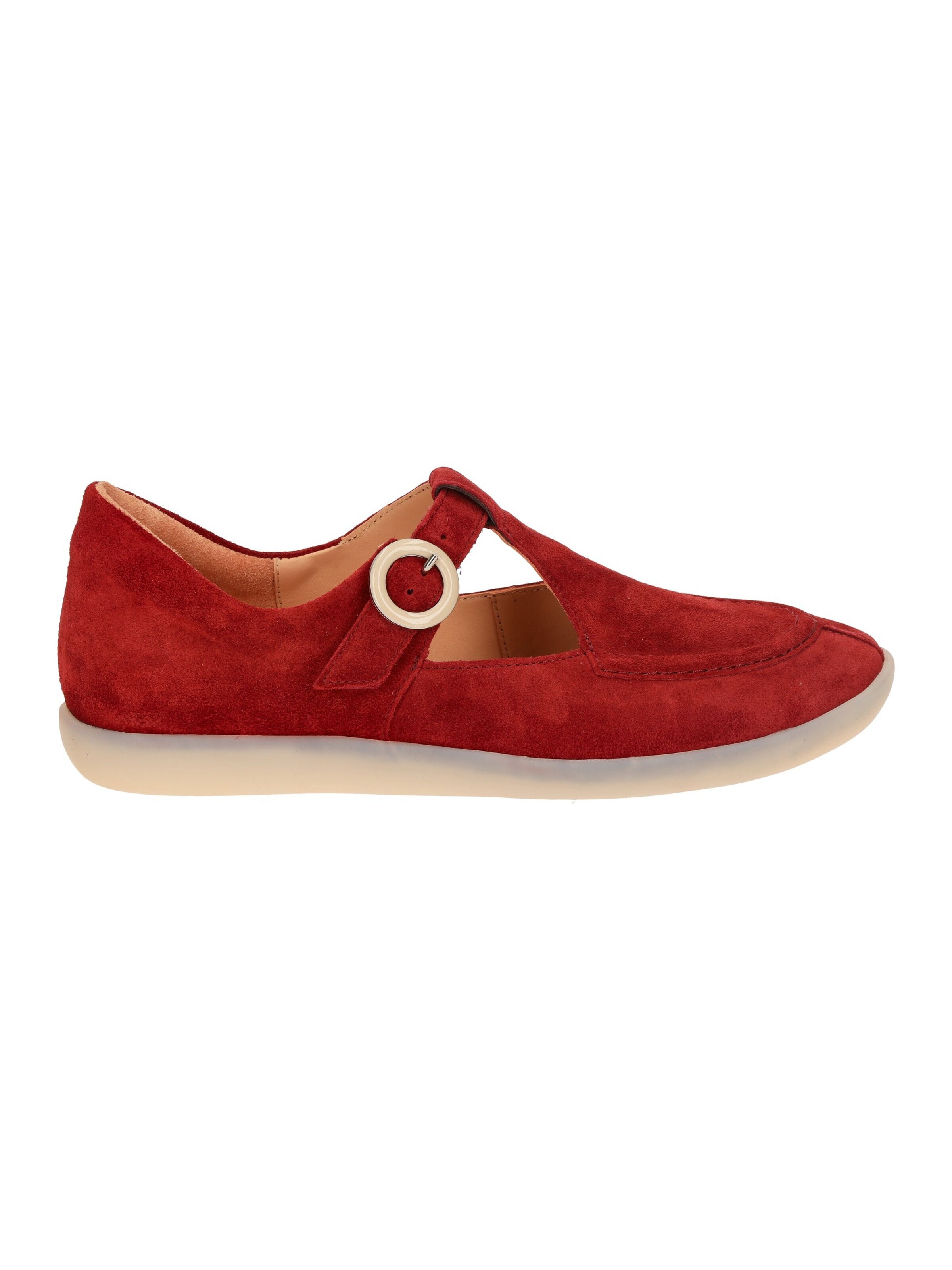THINK! Slippers 'Think Nature Schuhe Slipper rot Klett 1116' in Red