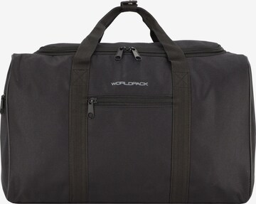 Borsa weekend di Worldpack in nero: frontale