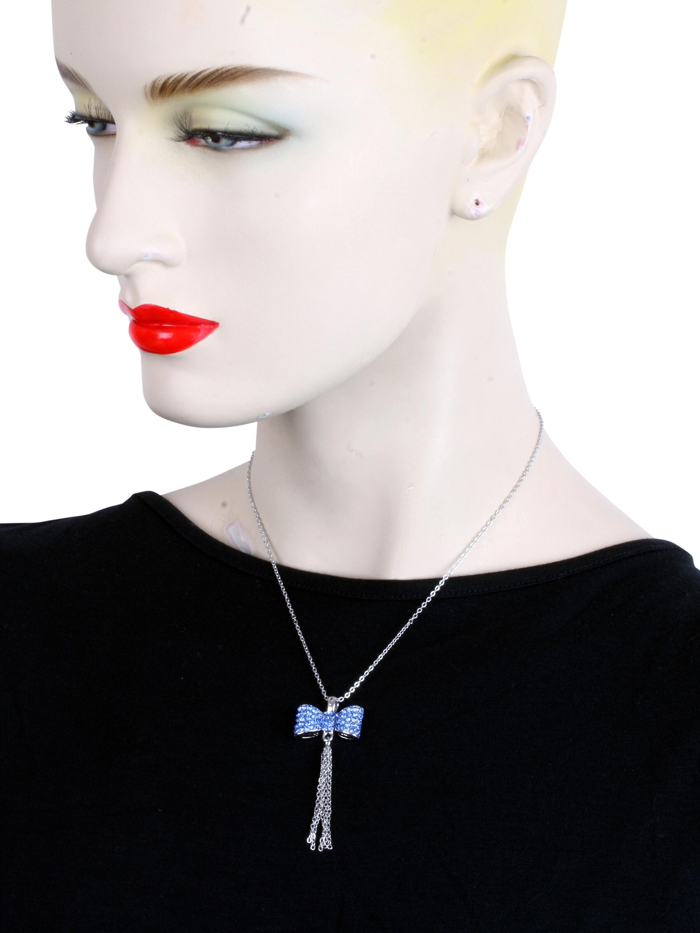 COLLEZIONE ALESSANDRO Kette 'Steffi'‌‌‌‌ in Blau