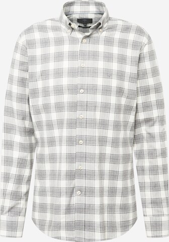 FYNCH-HATTON Regular fit Button Up Shirt in Grey: front