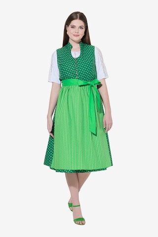 Ulla Popken Dirndl in Grün: Vorderseite