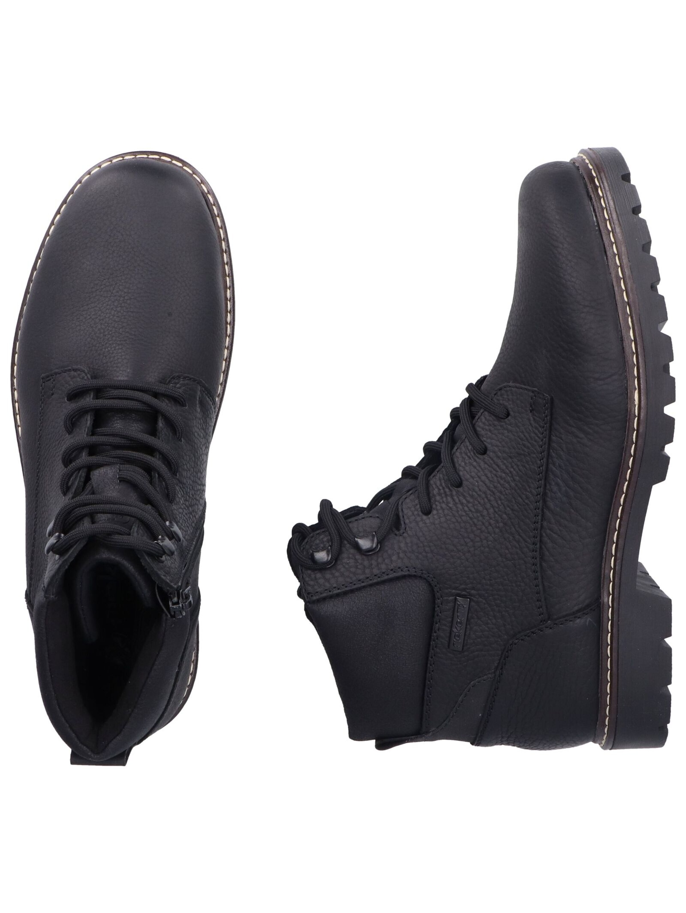 Rieker - Botas com atacadores em preto