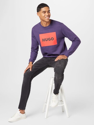 HUGO Sweatshirt 'Duragol' in Blue