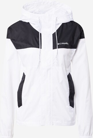 COLUMBIA - Chaqueta deportiva 'Flash Challenger' en blanco: frente