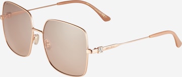 JIMMY CHOO - Gafas de sol 'LILI' en oro: frente