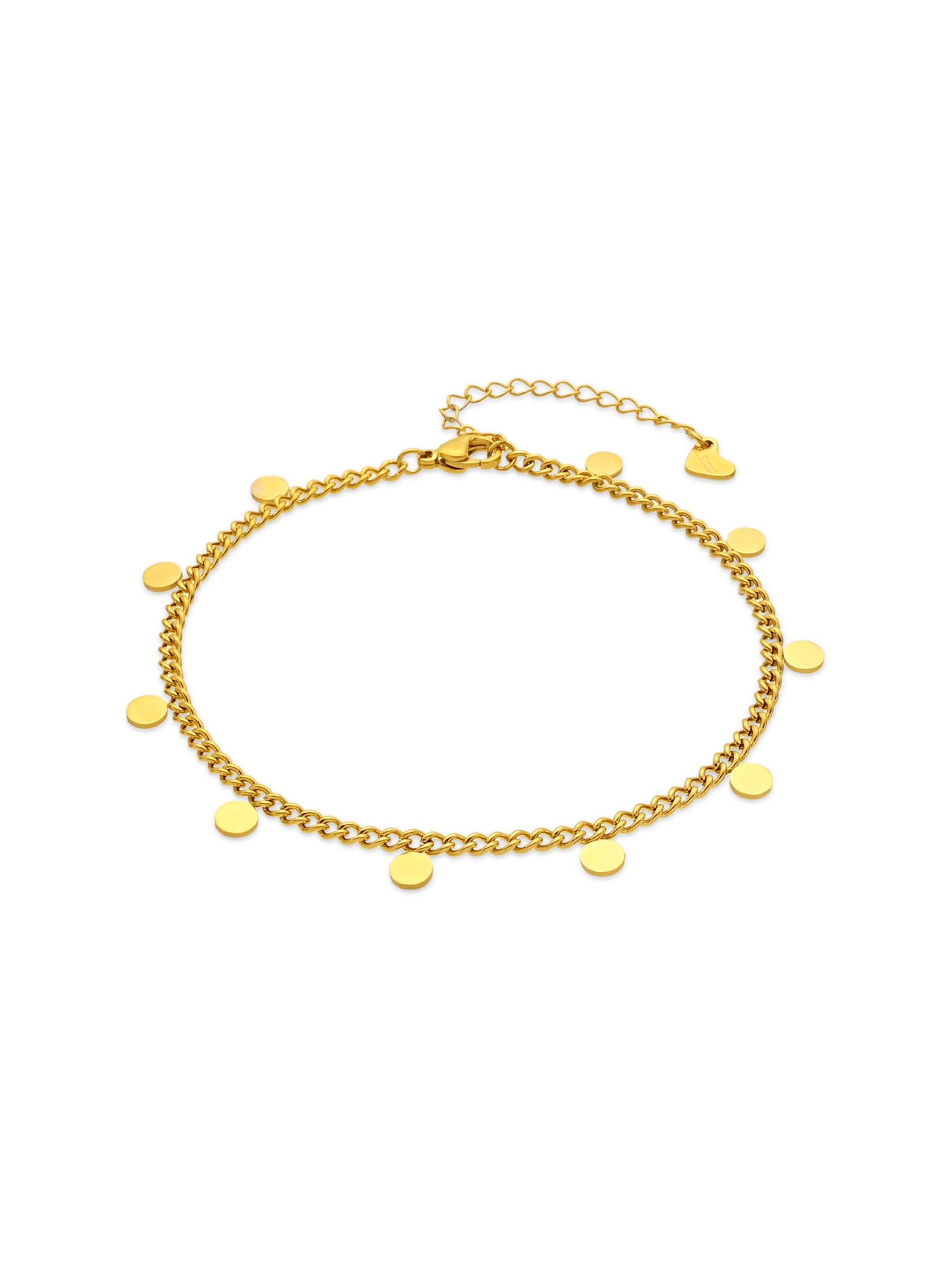 Luxenter Armband 'Netla'‌‌‌‌‌‌‌‌‌ in 15 - 20 cm in gold, Produktansicht