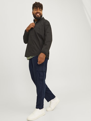 Jack & Jones Plus Wide leg Cargo trousers in Blue