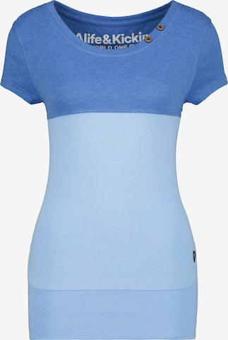 Alife and Kickin - Camiseta 'CoraAK' en azul: frente