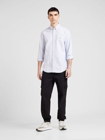 TOMMY HILFIGER Regular fit Button Up Shirt 'Heritage' in Blue