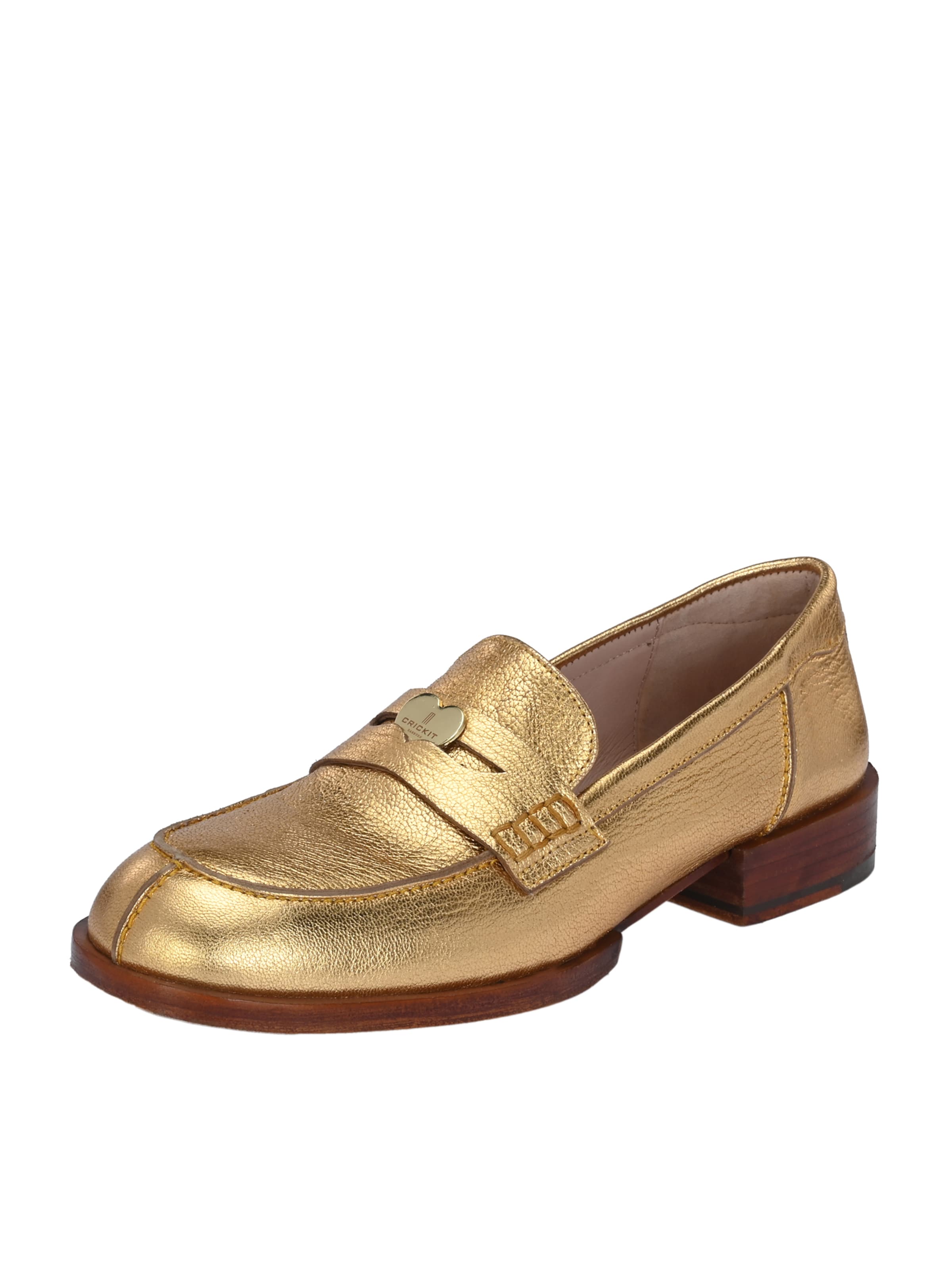 Crickit Slip-ons 'ORLANDO' in Gold: front