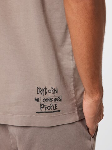 DRYKORN Shirt 'DRYKORN x ABOUT YOU THILO_CONSCIOUS' in Brown