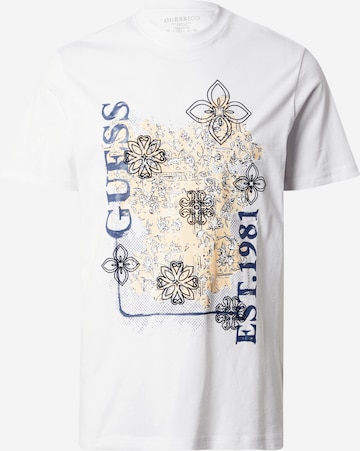 GUESS Tričko - Biela: predná strana