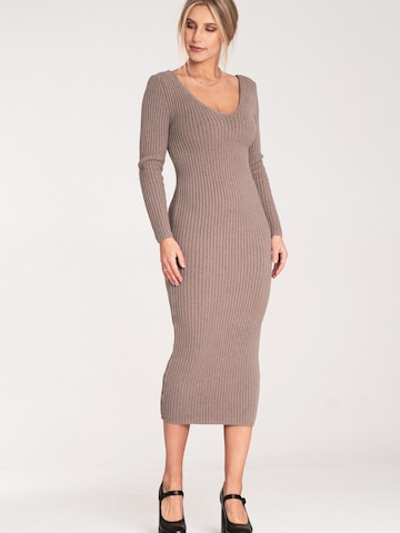 Robes en maille 'M1090' Figl en beige