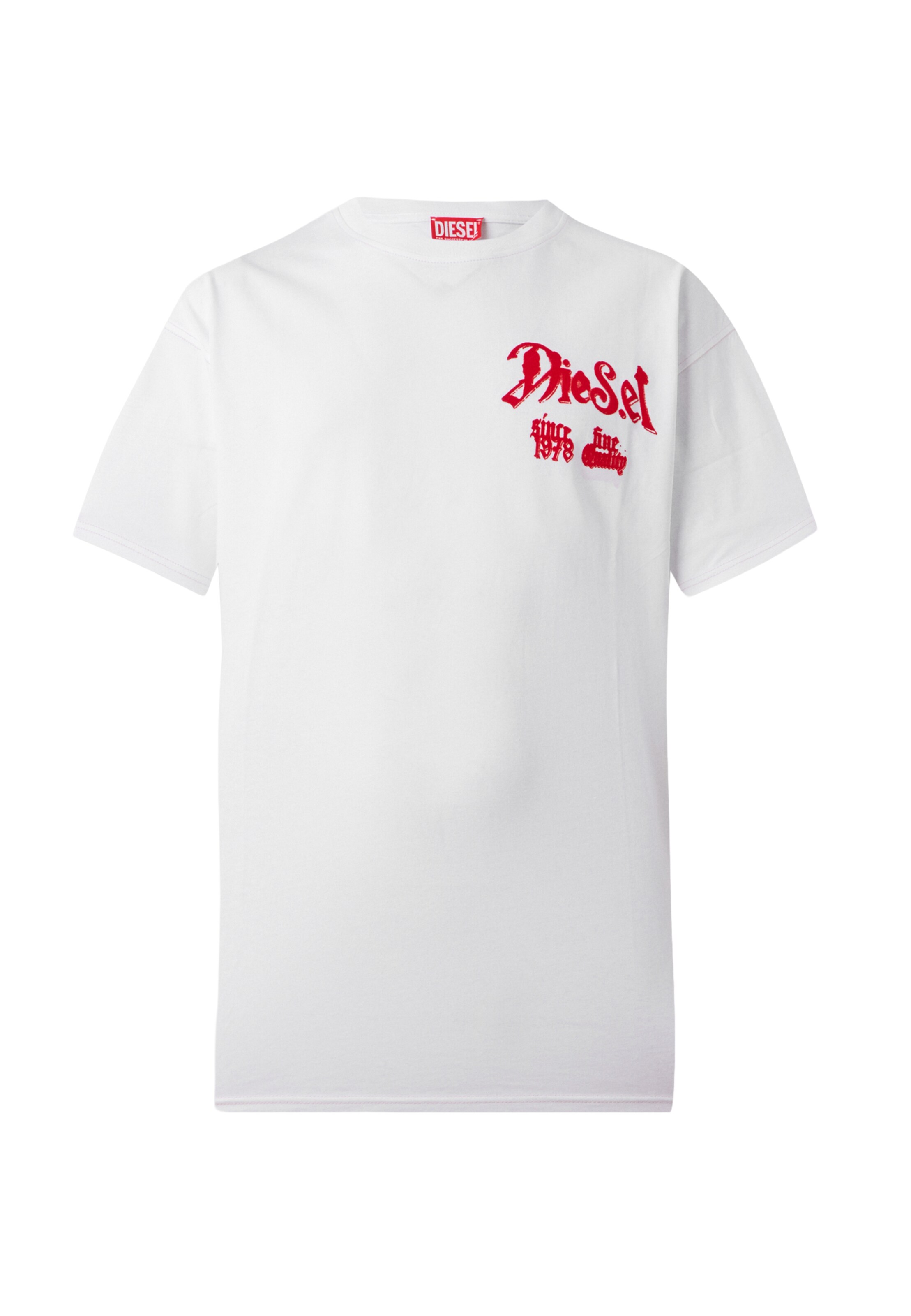 Tricou 'T-BOXT-AA2' de la DIESEL pe alb: față