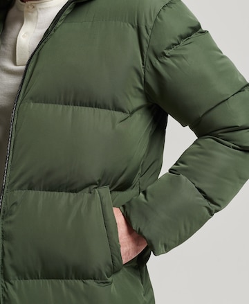 Superdry Winter Coat 'Super Duvet' in Green
