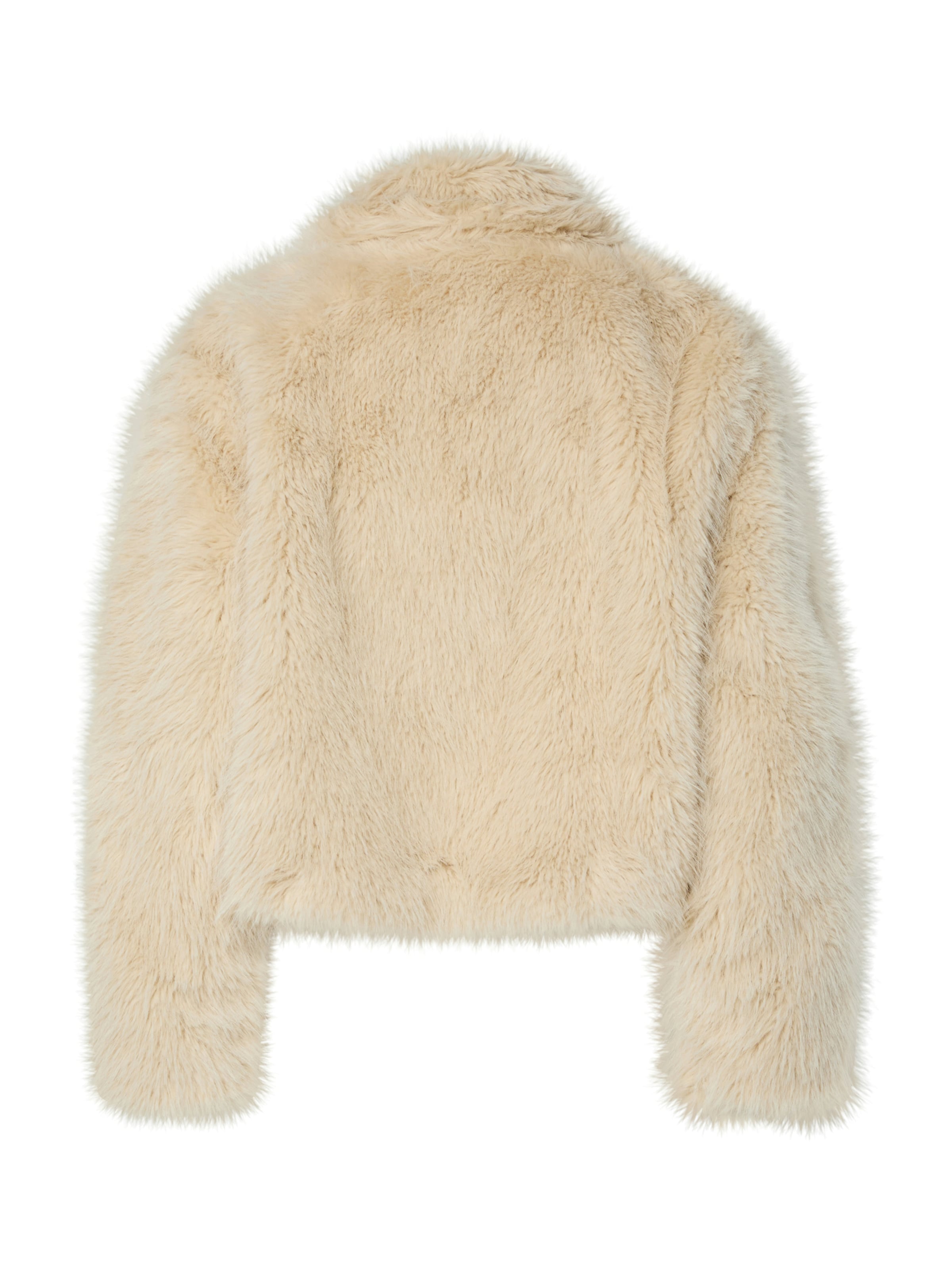 PIECES Winter Jacket 'PCJilla' in Beige