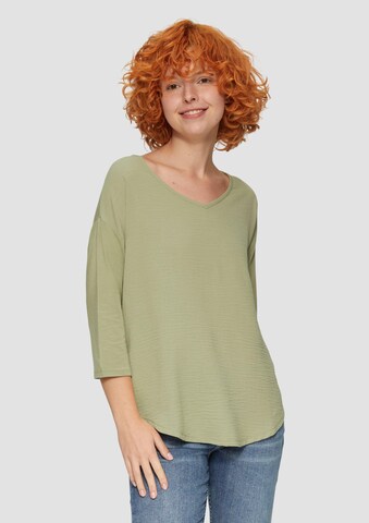 T-shirt QS en vert : devant