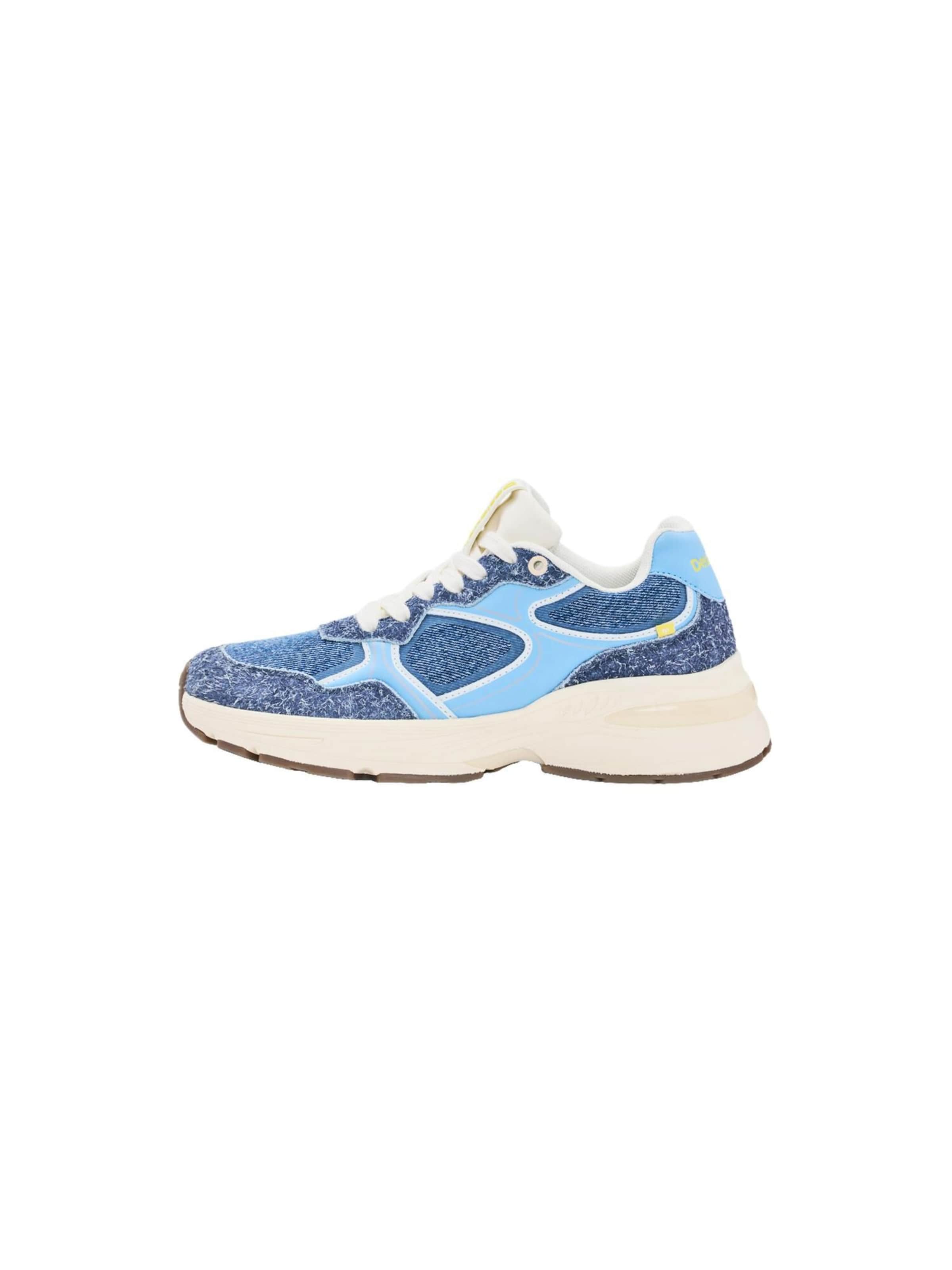 Desigual - Zapatillas deportivas bajas en azul: frente