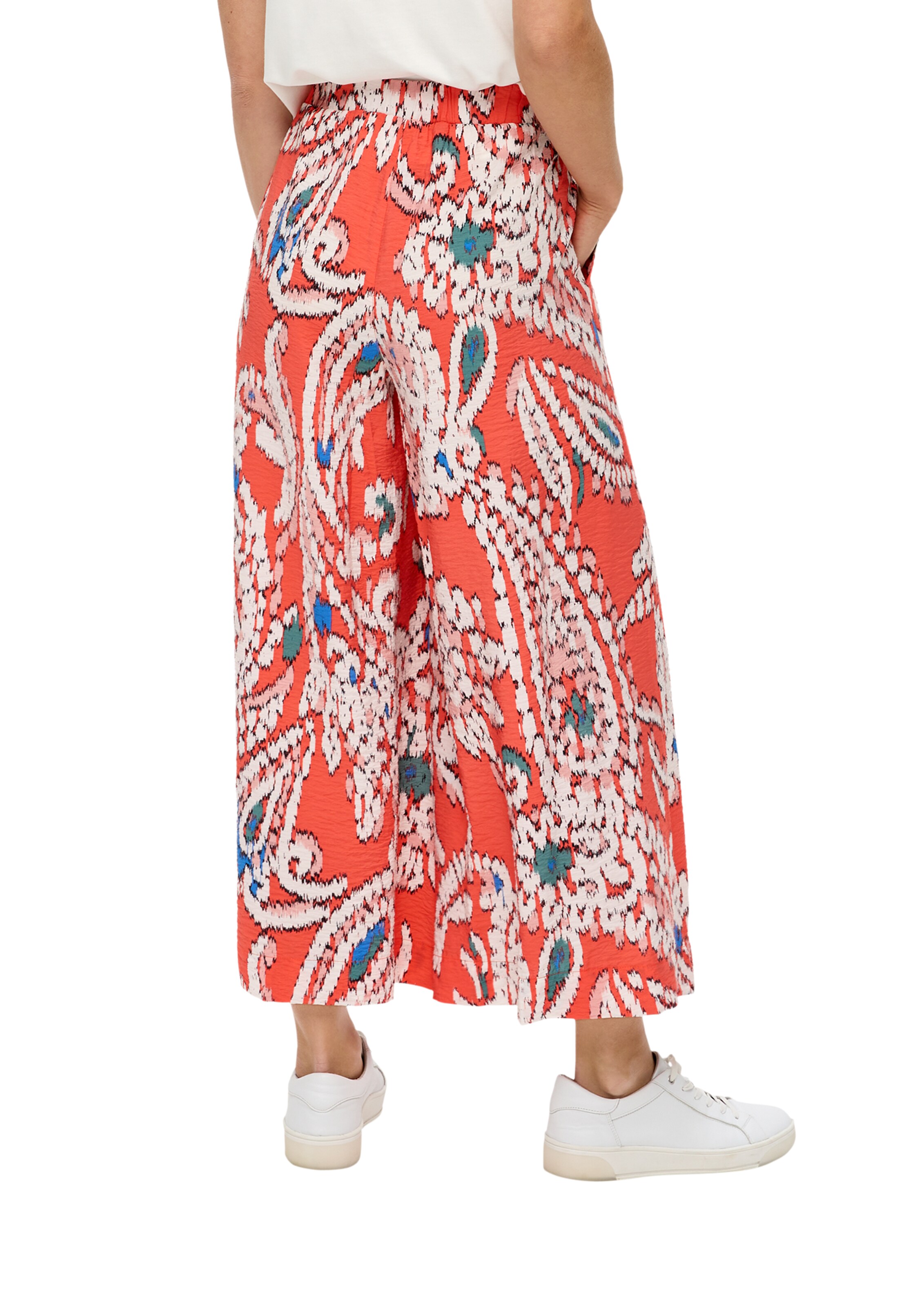 s.Oliver Wide leg Broek in Oranje