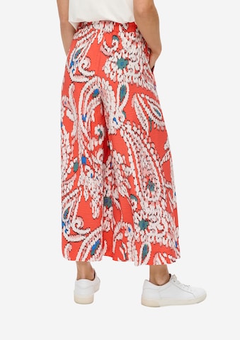 s.Oliver Wide Leg Hose in Orange