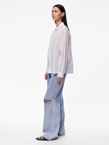 PIECES Bluse‌‌‌‌‌‌ in Weiß