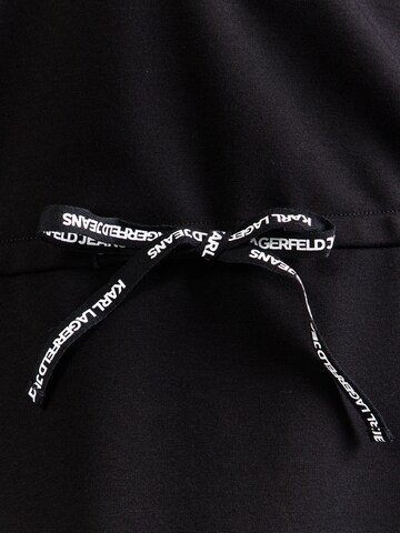 KARL LAGERFELD JEANS Jurk 'Milano' in Zwart