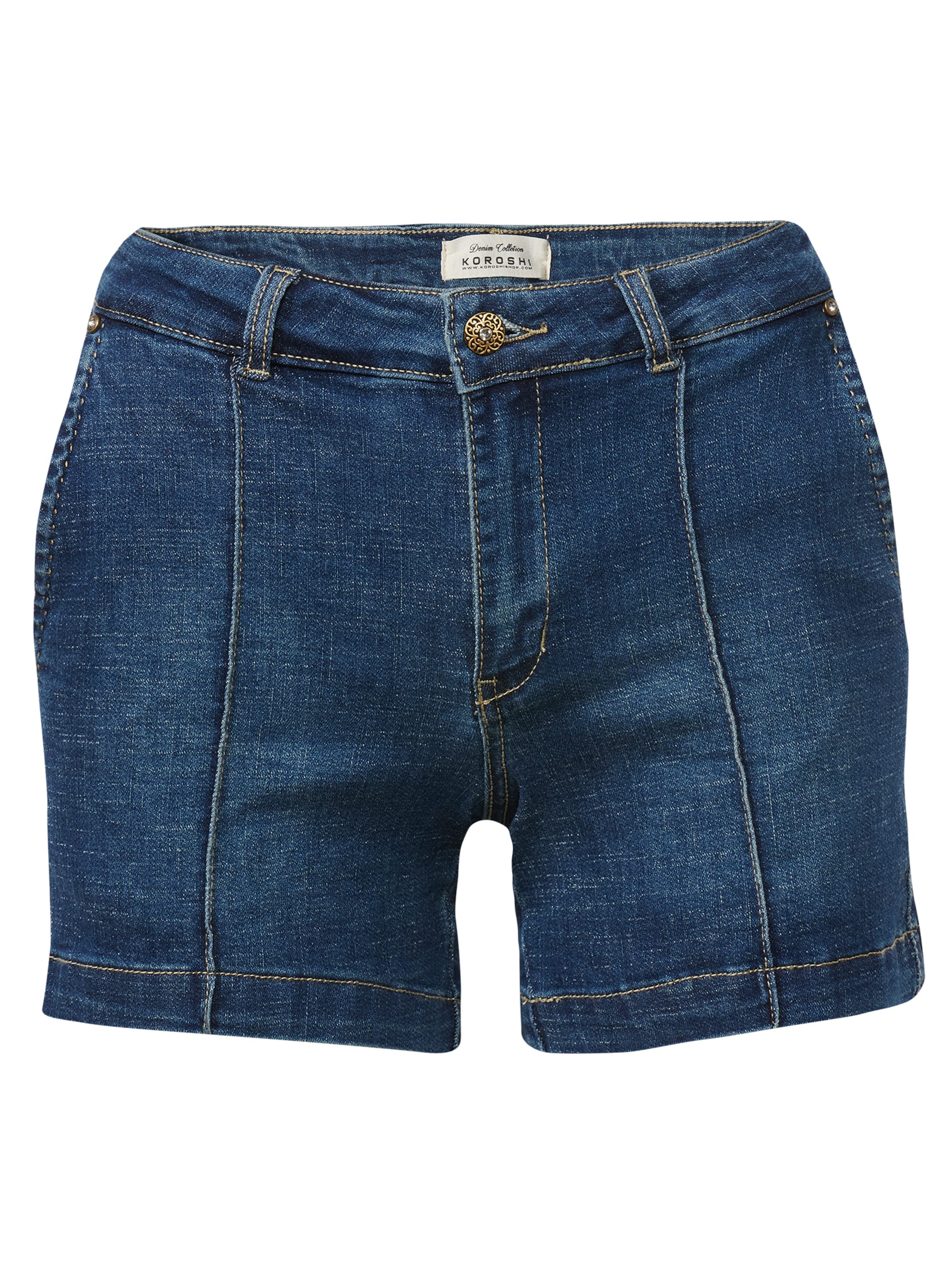 KOROSHI Regular Farkut värissä sininen: etupuoli