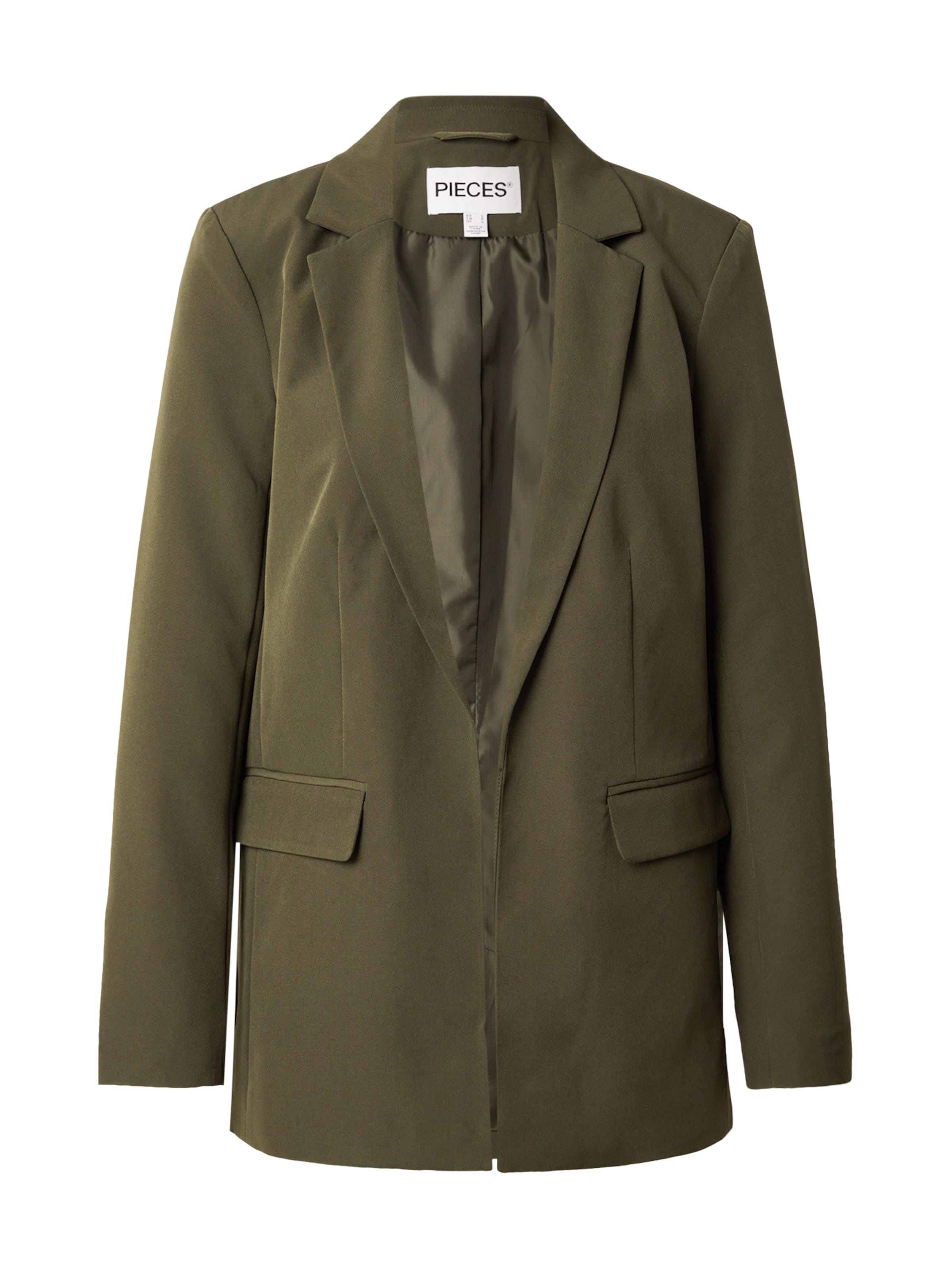 Blazer &#x27;PCBOSSY&#x27; di PIECES in verde: frontale