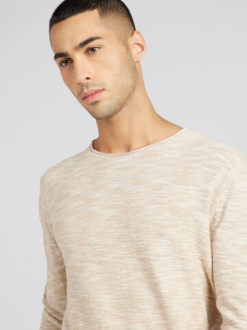 JACK & JONES Pullover i beige