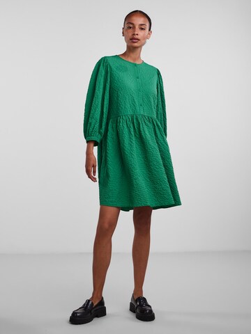 PIECES Shirt Dress 'Andrea' in Green
