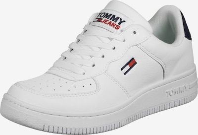 Tommy Jeans Låg sneaker i marinblå / eldröd / vit, Produktvy