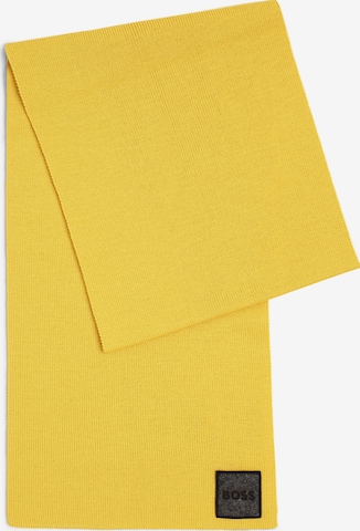 BOSS Orange Scarf 'Foxon' in Yellow