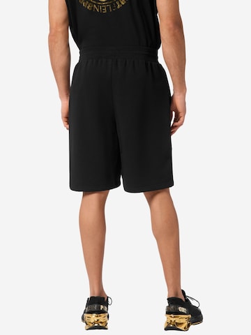 Plein Sport Loose fit Workout Pants in Black