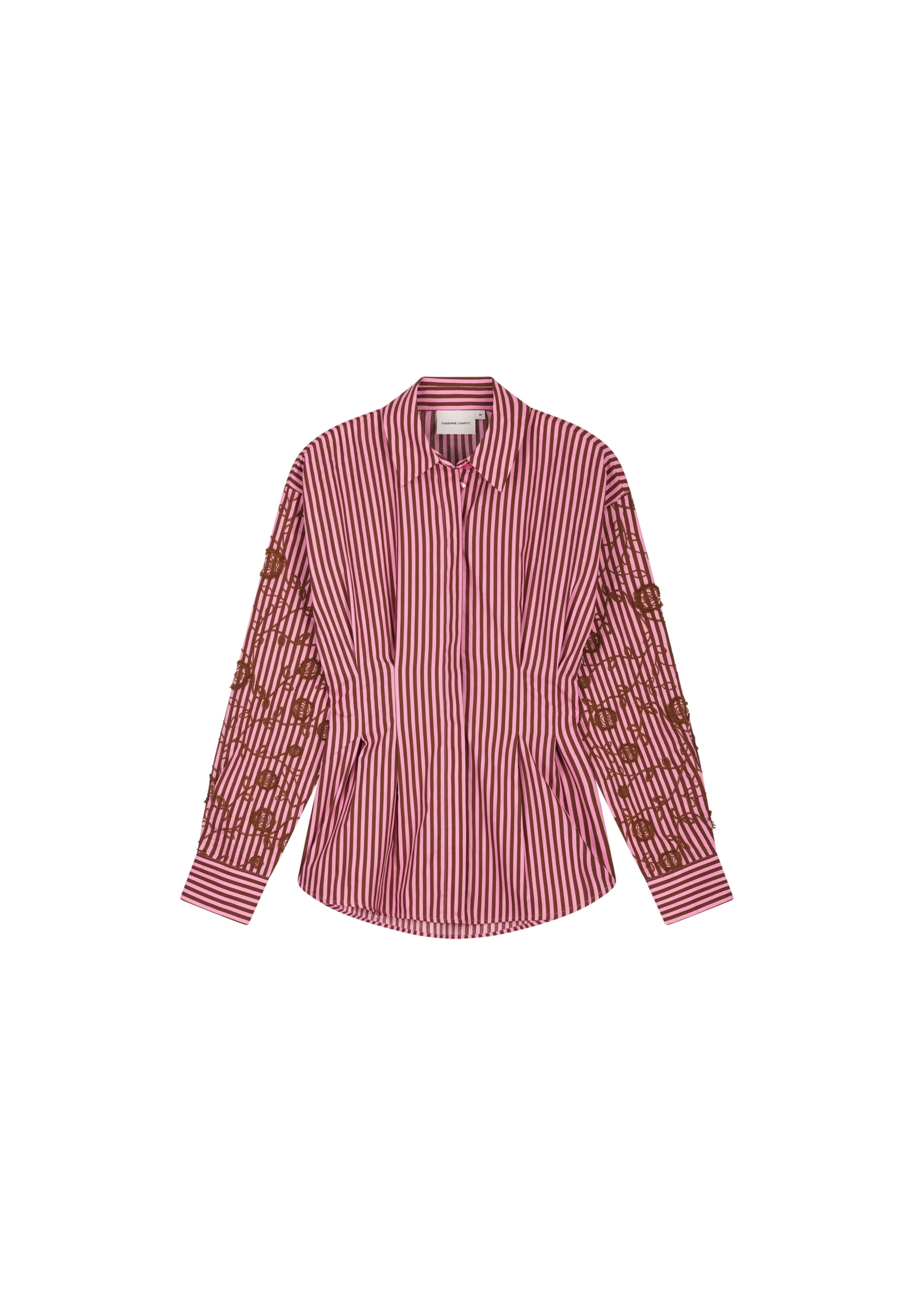 Fabienne Chapot Blouse in Roze: voorkant