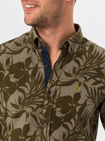 By Diess Collection Slim fit Overhemd in Groen