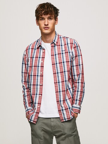 Pepe Jeans Regular fit Button Up Shirt 'LOICK' in Mixed colors: front