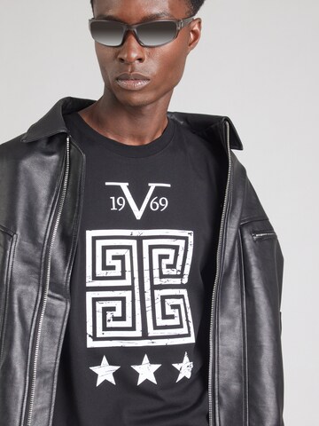 T-Shirt 'Rafael' 19V69 ITALIA en noir