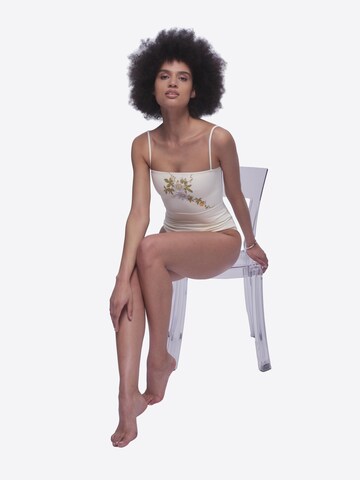 MAREZZA Push-up Shaping swimsuit 'Isola Bella Bustier Shaping Swimsuit' in Beige